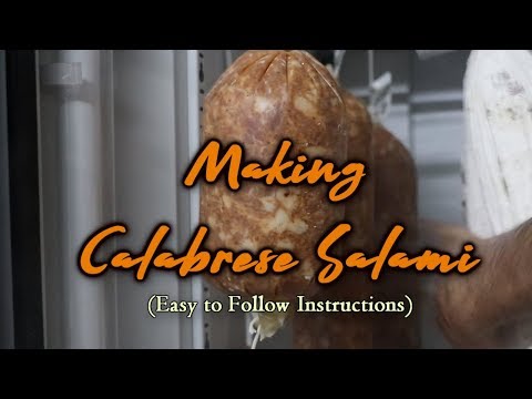 Making Calabrese Salami (Step by Step Instructions)