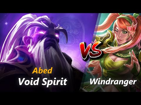 How to Void Spirit mid vs Windranger (feat. Abed) | First 10 minutes
