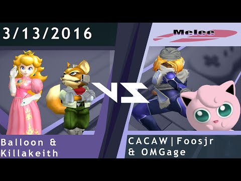 Super SmashNest 5 - Balloon & Killakeith Vs. OMGage & CACAW|Foosjr