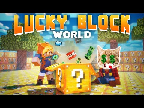 🤑 ŞANS BLOKLARI DÜNYASI / ZENGİN OLDUM 🤑 - Minecraft Mod