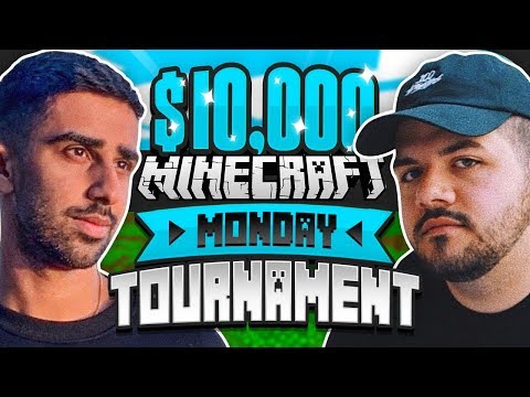 $10,000 MINECRAFT Monday Tournament w/ COURAGEJD (Week 12)