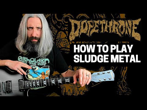 Dopethrone Skum Fuck Blues Sludge Metal Guitar Lesson
