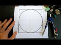 How to Draw a Square Around a Circle