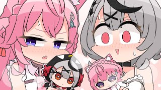 【手描き】お互いのぬいぐるみを所持していたことが発覚するこよクロ【博衣こより/沙花叉クロヱ/こよクロ/ホロライブ/切り抜き漫画】