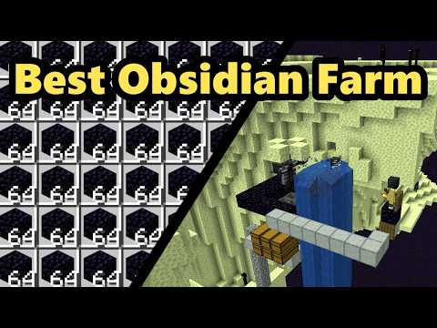 Minecraft 1.21 Obsidian Farm | 32,000 Obsidian per Hour | Step by Step Tutorial