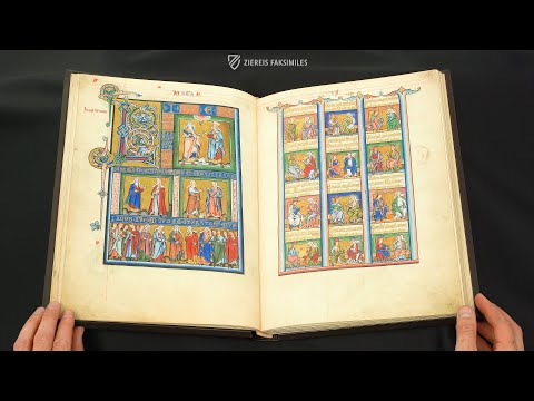 THE MAINZ GOSPELS - Browsing Facsimile Editions (4K / UHD)
