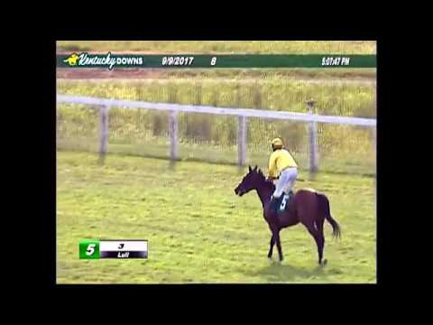 Race 8: Lull (Brian Hernandez, Jr.) Kentucky Downs Ladies Sprint Stakes