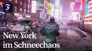 US-Ostküste rüstet sich für massiven Wintersturm