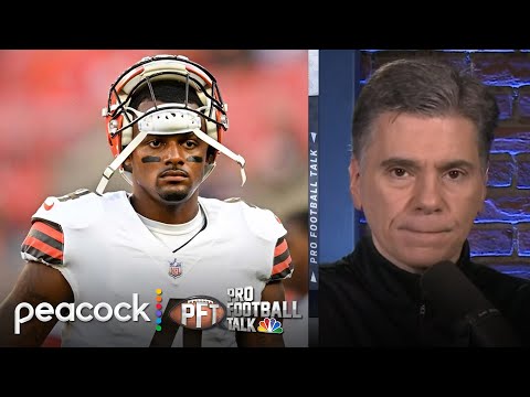 How Browns should balance reps for Jacoby Brissett, Deshaun Watson | Pro Football Talk | NFL on NBC