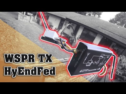 WSPR Ham Radio Transmitter ~ HyEndFed Antenna 40m 20m 10m