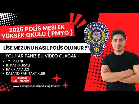 HOW TO BECOME A POLICE HIGH SCHOOL GRADUATE? 2025 PMYO VIDEO (POLICE VOCATIONAL SCHOOL)