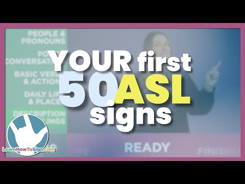 Your First 50 ASL Signs