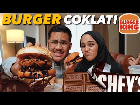 KAMI TRY BURGER CHOCOLATE PERTAMA DI MALAYSIA!
