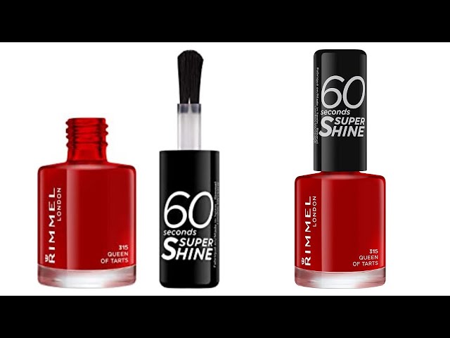 Vídeo relacionado con Rimmel London 60 Seconds Super Shine Esmalte de Uñas, Queen Of Tarts 315