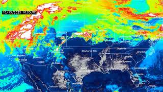 Central US 24 Hour Weather | October 15, 2025