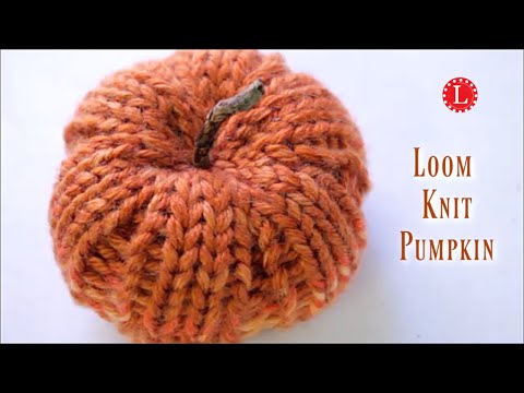 LOOM KNIT Pumpkin Pattern for Fall Decoration Thanksgiving Table Setting | Loomahat