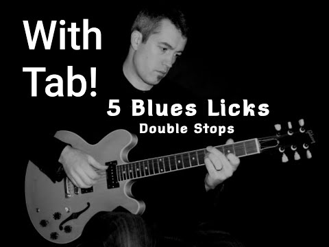 Blues Guitar Licks with Double Stops