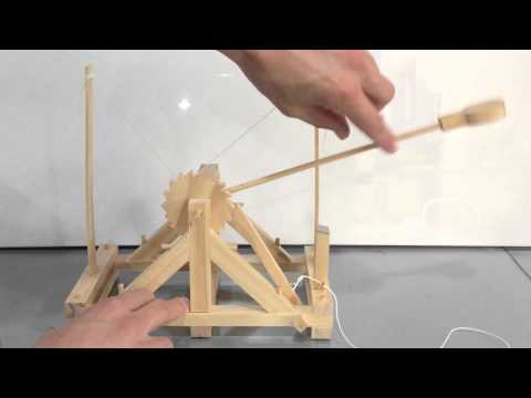 Build a Leonardo Da Vinci Toy Catapult Kit - Awesome kids toy
