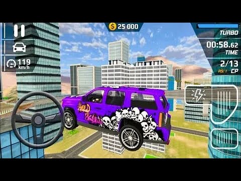 Smash Car Hit Driving Simulator - US Smash Driving Simulator Stunt Ramp №3 - Android IOS Gameplay