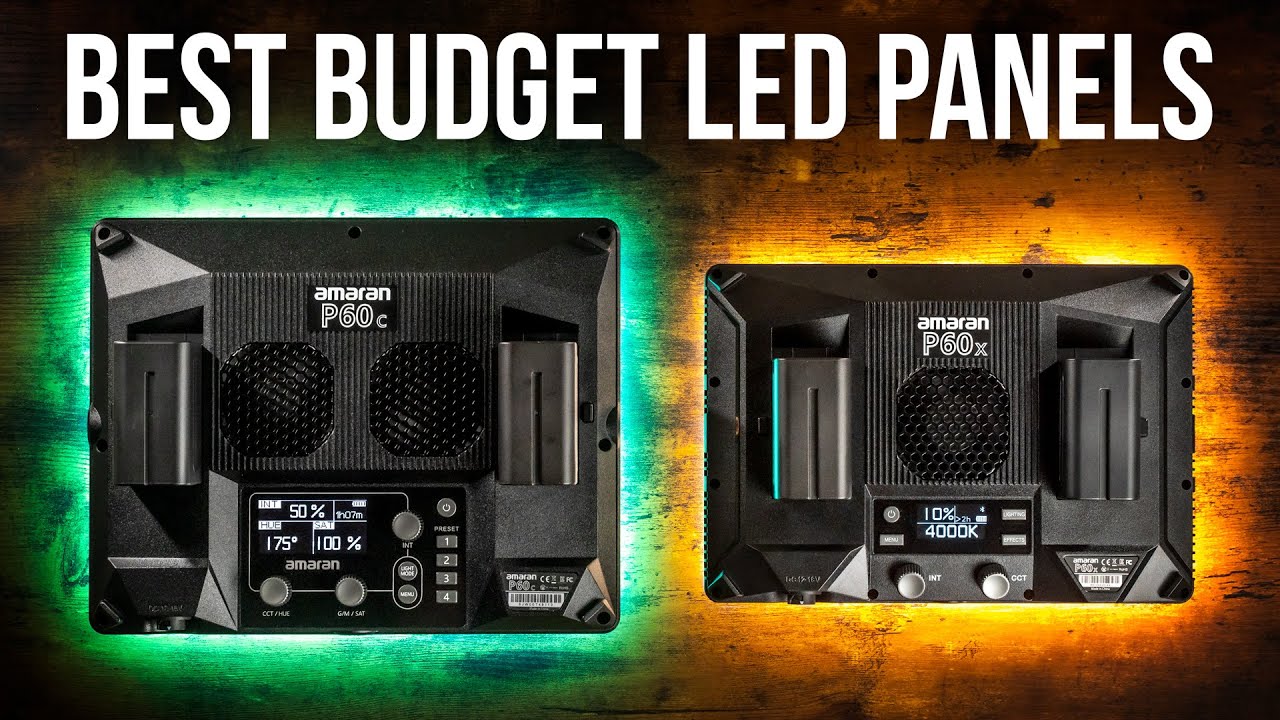 Aputure Amaran P60c & P60x Review | Budget LED Panels Redefined