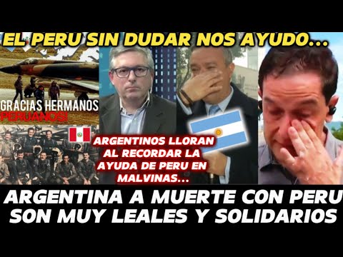 Peru NEVER doubted 🥺😭... Argentine Press 🇦🇷 Remembers Peru's AID IN THE FALKLANDS