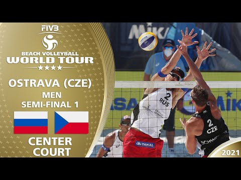 Krasilnikov/Stoyanovskiy vs. Perusic/Schweiner - Full Men's Semi-Final | 4* Ostrava 2021