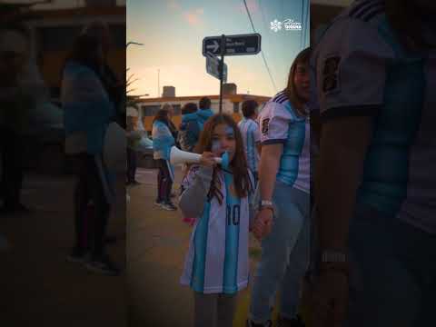 Selección Argentina vs Inglaterra, festejos en Alcira Gigena #martindelpozzi