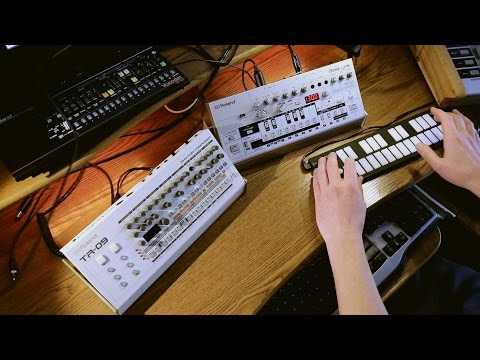 Roland TR-09, TB-03, VP-03 demo
