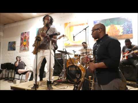 Chris Dave Drumhedz w. Kebbi Williams @ Music in the Park ATL - Sun May/1/2016