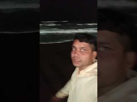 Puri sea beach ⛱️⛱️ at night 🌉🌉 #shorts Puri sea beach tour