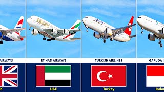 List of National Airlines from Different Countries