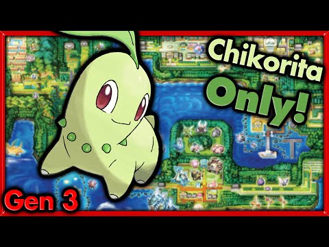 ALMOST IMPOSSIBLE - Can I Beat Pokemon Fire Red with ONLY Chikorita? 🔴 Pokemon Challenges