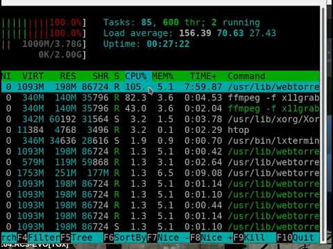 webtorrent.21 is a cpu hog Peek 2020 03 14 10 15