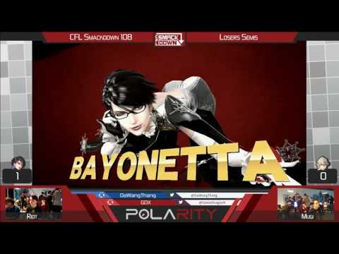 CFL Smackdown 108 WiiU - Riot (Bayonetta) vs Mugi (Corrin) - Losers Semis