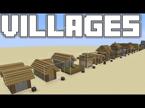 docm77 - Minecraft 1.14 - All new Village Structures - A detailed look at Plains Villages!