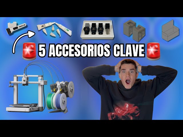 Vídeo relacionado con 4 pies antivibración para impresora 3D A1 Mini. Almohadilla antideslizante de goma y ABS que reduce la vibración y protege los accesorios de la impresora 3D