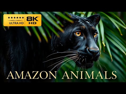 ANIMALS OF AMAZON RAINFOREST 8K Ultra HD – Jungle Wildlife and Sounds #amazon 