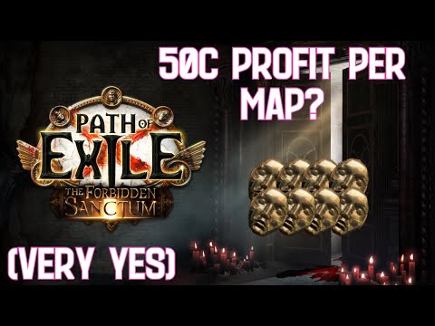 [PoE 3.20] How to make 50c per map in Strand Delirium with new Abyss nodes!