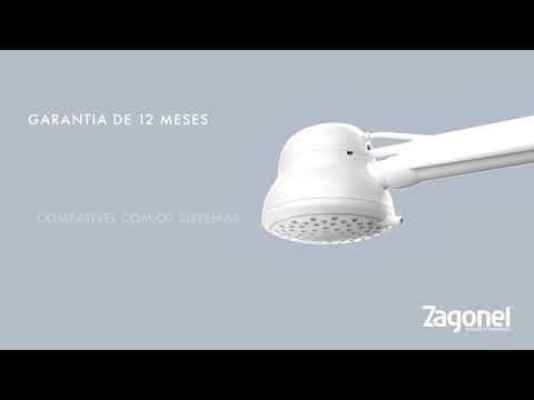 Video thumbnail of Chuveiro Master Banho Eletrônico 220V 7500W Zagonel