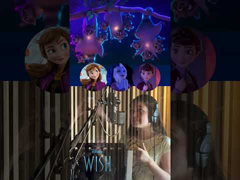 Frozen en "Wish" (Doblaje Latino) Romina Marroquin Carmen Sarahi Leslie Gil #disney #doblaje #frozen