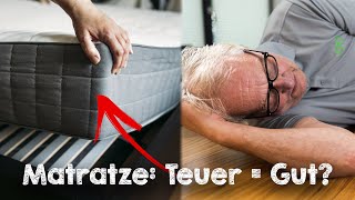 Matratzen - Teuer = Gut? Oder alles nur Marketing? Rückenprobleme im Schlaf vermeiden