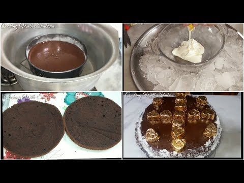 Birthday Vlog Wala Chocolate Cake Without Oven - Cooking With Shabana