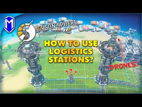 How To Use Planetary Logistics Station, Using Drones To Move Items - Dyson Sphere Program Tutorials