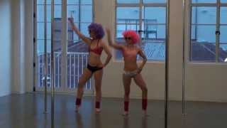 Maree &amp; Giada&#39;s pole dance to &#39;A Fifth of Beethoven&#39;