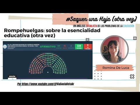 Rompehuelgas: sobre la esencialidad educativa (otra vez)
