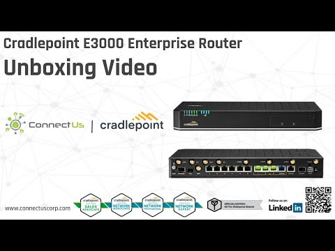 Cradlepoint E3000 5G Enterprise Router Unboxing Video