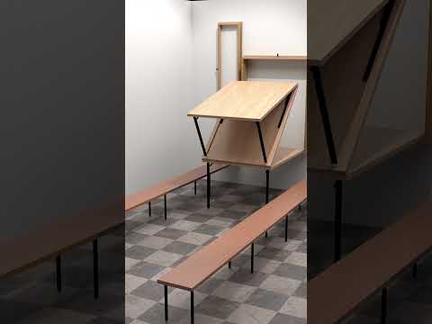 Folding Dining Table : Space Saving Idea