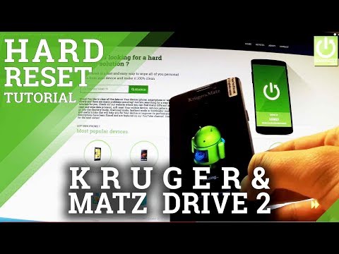 Hard Reset KRUGER & MATZ Drive 2 - How to Restore Factory Settings