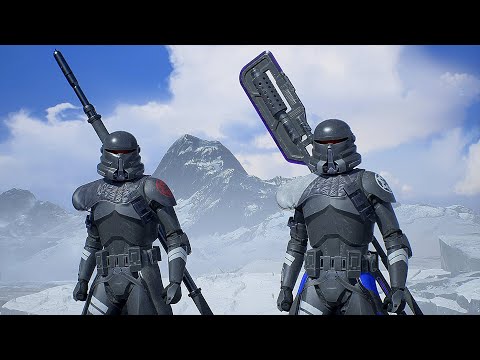 Purge Troopers vs Nightbrothers - STAR WARS JEDI FALLEN ORDER NPC Wars