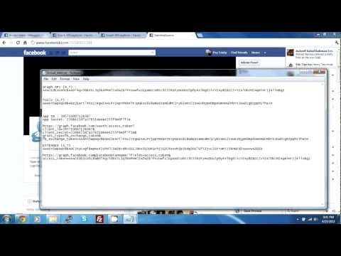 comment trouver access token facebook